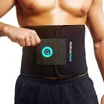 ActiveGear Premium Waist Trimmer & Trainer Belt for Men and Women - Sweat-Enhancing Slimming Wrap for Stomach, Adjustable Fit