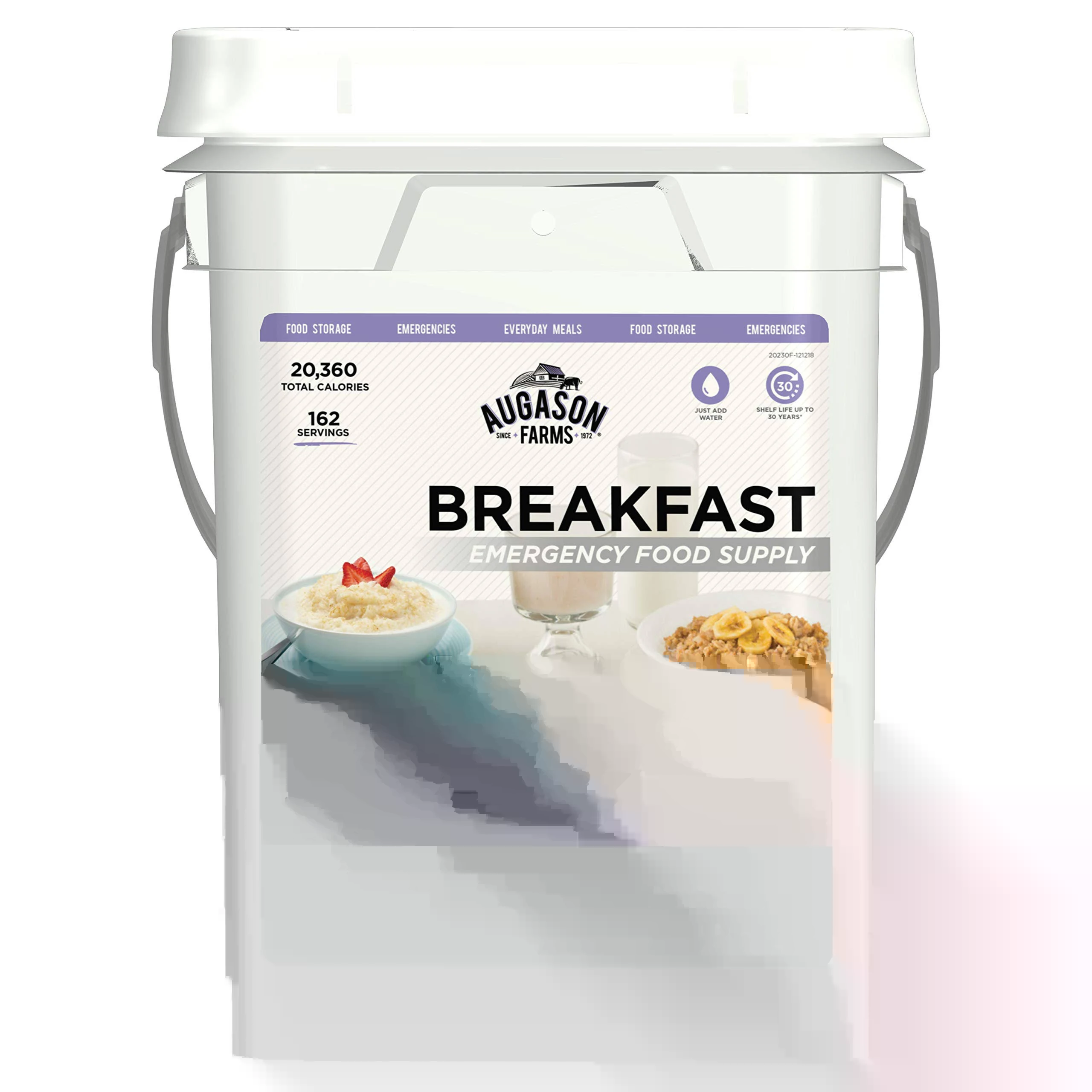 Augason Farms Breakfast Emergency Food Supply Pail