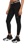 Women's Nike Pro Mid-Rise Mesh-Paneled Leggings