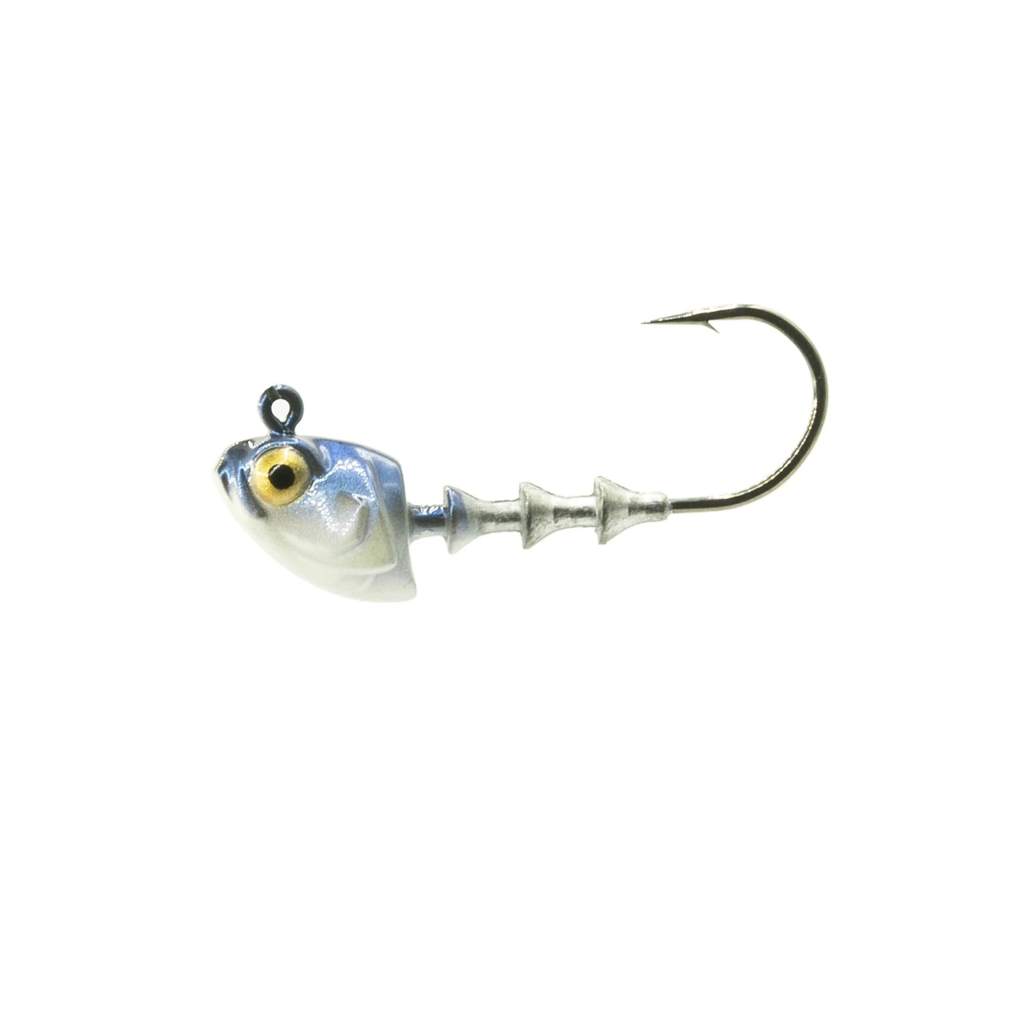 6th sense finesse jig heads 1/8 oz baby Shad