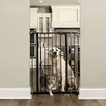 Carlson Pet Products Black Extra Tall Gate with Pet Door