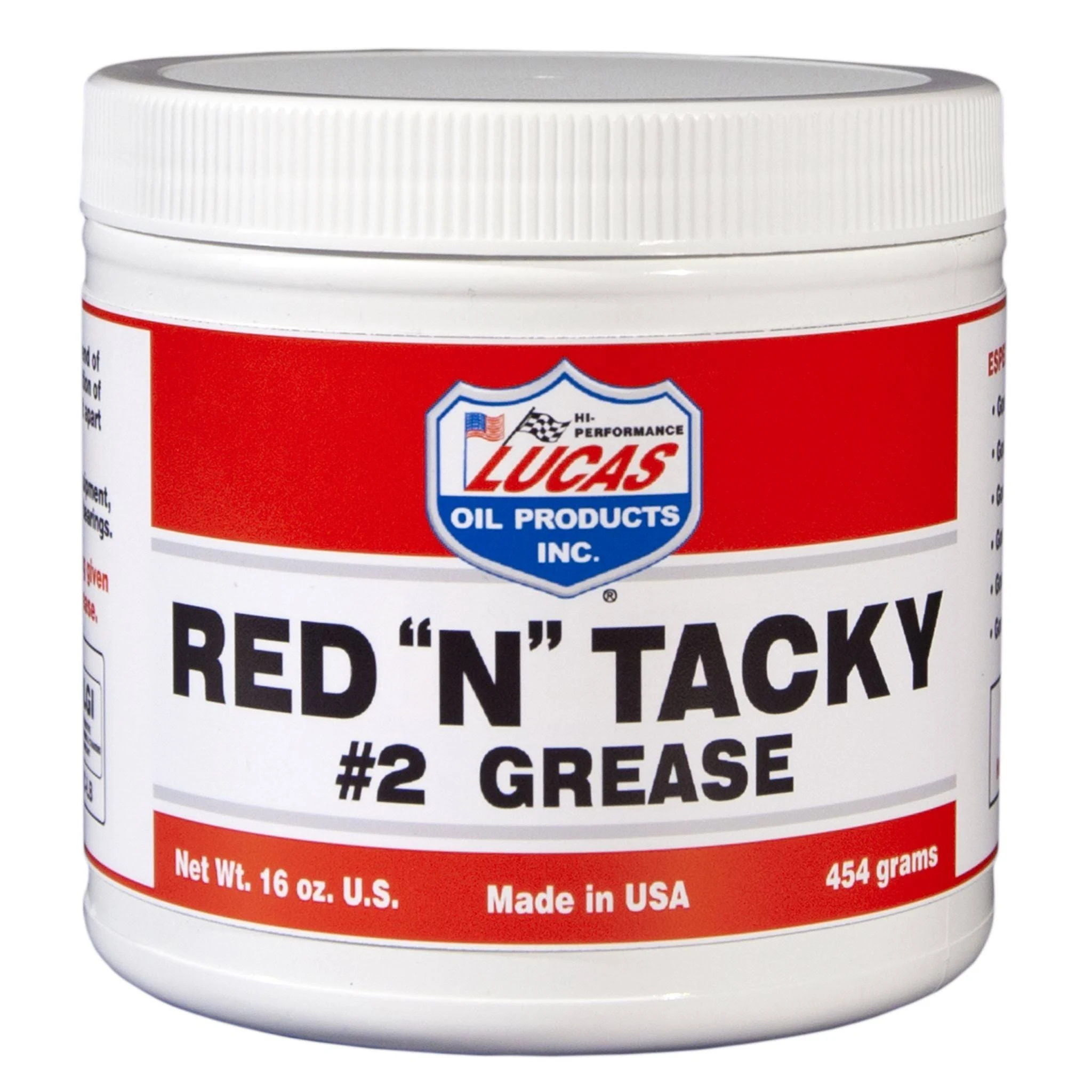 Lucas Oil Red 'n' Tacky Grease 16 oz. 10574