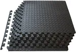 ProsourceFit Puzzle Exercise Mat ½”, EVA Interlocking Foam Floor Tiles for Home