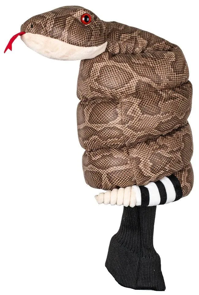 Daphne's Headcovers Rattlesnake Driver Headcover | Premium Driver Headcovers | Funny Golf Club Covers | Stylish Protection for Your Clubs | Men's Golf Gear | Driver Headcover for Men and Women