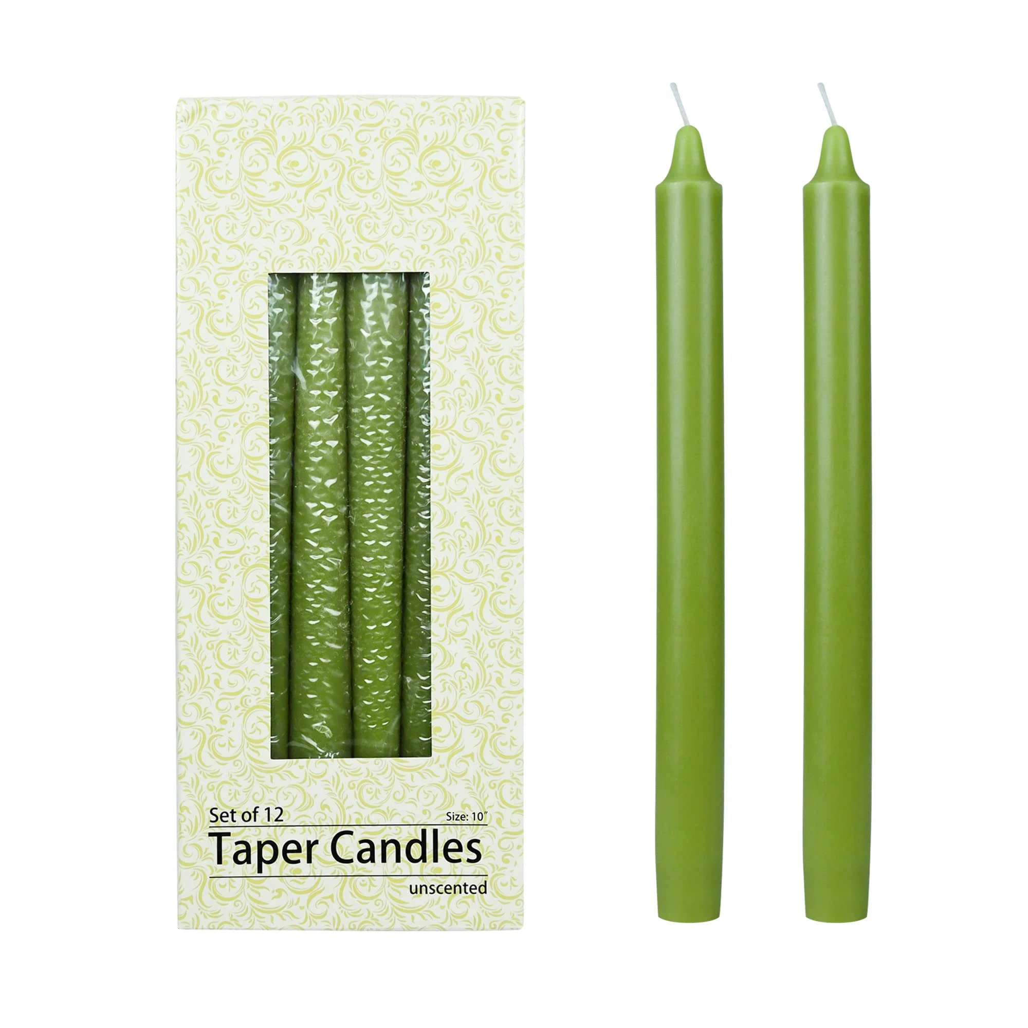 Zest Candle 10 Straight Taper Candles