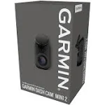 Garmin 1080p Dash Cam Mini 2 with Voice Control, Incident Detection and 140-degree Lens