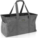 Baleine Extra Large Utility Tote Bag for Pool Beach Laundry Storage, Winter Gray, Size: XL