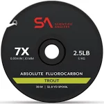 Scientific Anglers Absolute Fluorocarbon Trout Tippet 1x