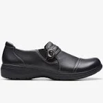 Clarks Carleigh Pearl Women's Slip On - Black Size 12