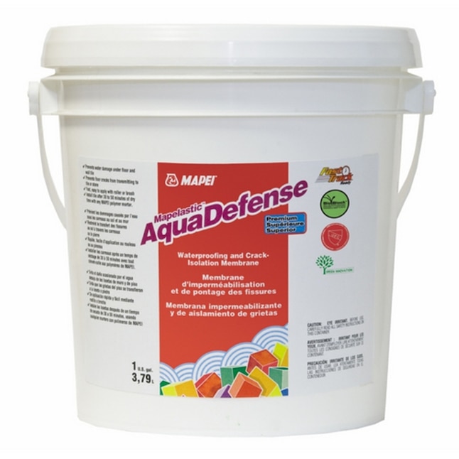 MAPEI Mapelastic Aquadefense 1-Gallon Liquid Indoor or Outdoor MembraneMAPEI Mapelastic Aquadefense 1-Gallon Liquid Indoor or Outdoor Membrane