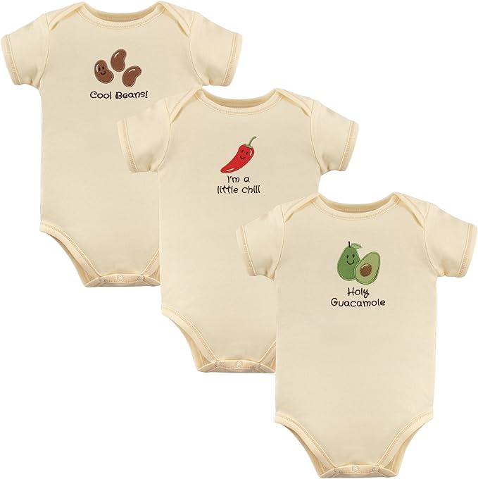 Touched by Nature Unisex Baby Organic Cotton Bodysuits