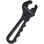 Evil Energy An Hose Fitting Adjustable Wrench Spanner Lightweight Aluminum 3AN-16AN Black