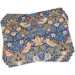 Pimpernel Strawberry Thief Blue Set of 4 Placemats