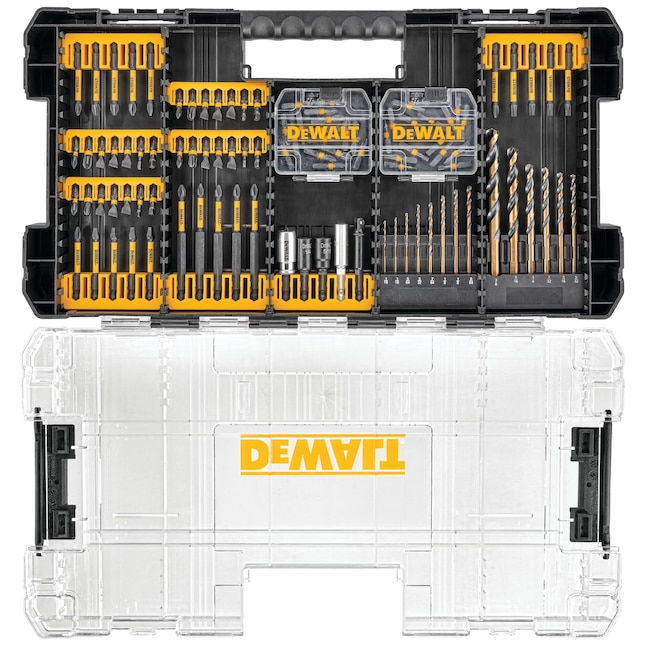 NEW DEWALT FlexTorq 100 Piece Impact Driver Bit Set in ToughCase+ DWANGFT100SET