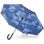 Totes Reverse Close Umbrella with Auto Close Technology Ditsi Multi Floral One Size