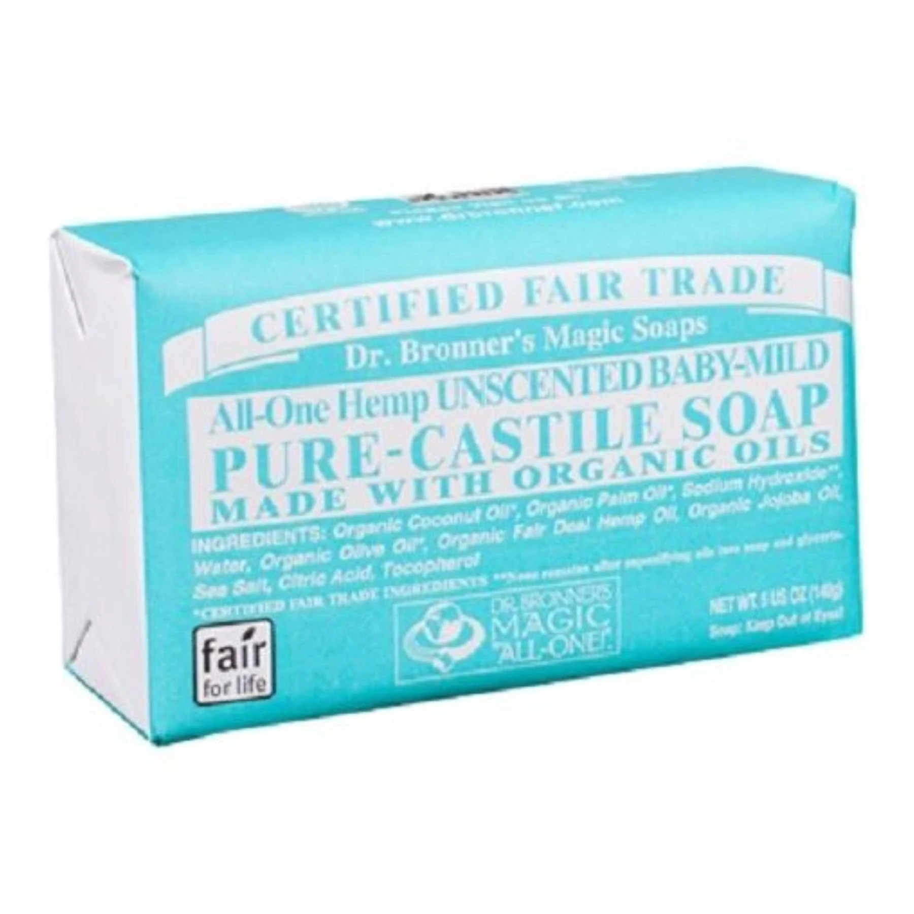 Dr Bronner's Pure-Castile Bar Soap