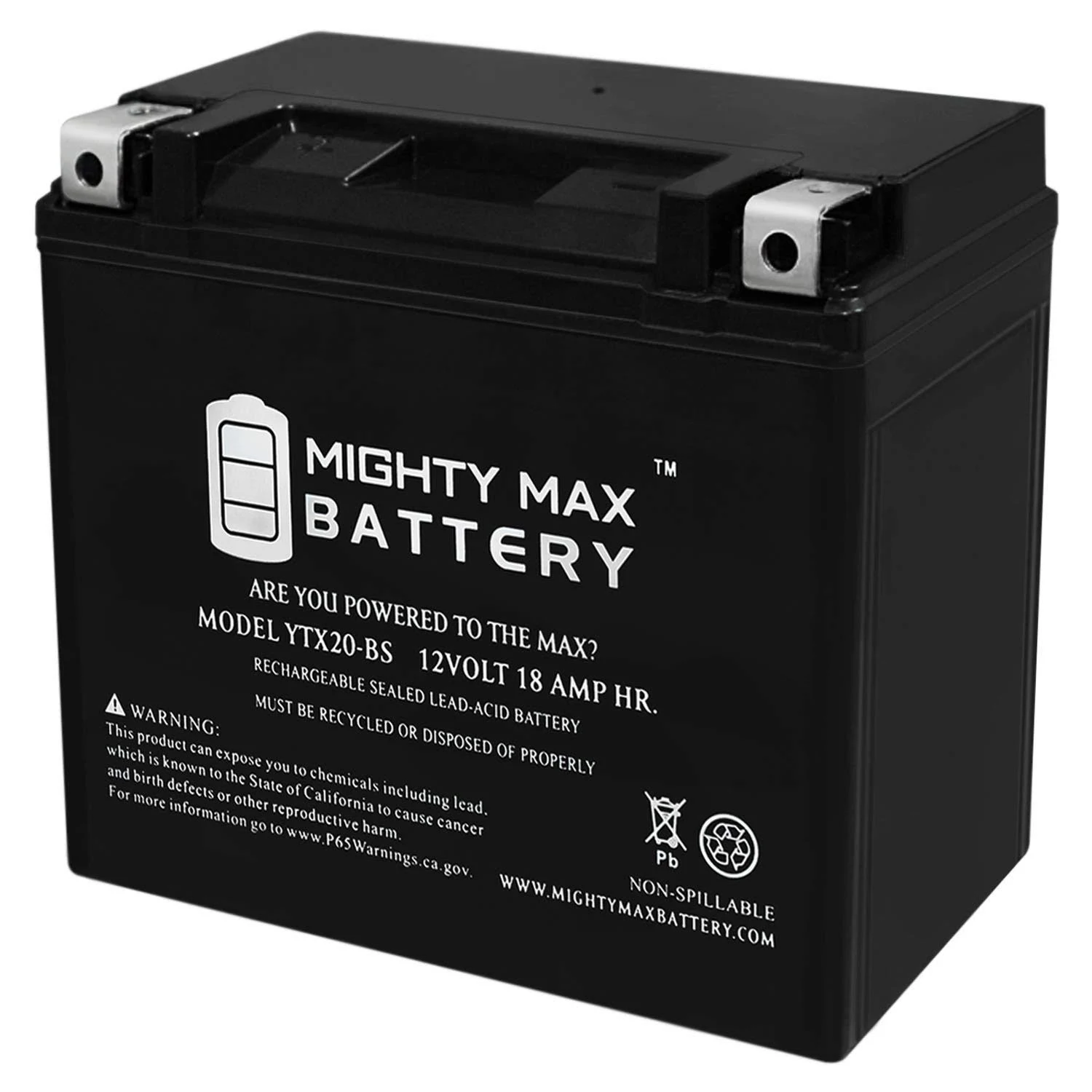 12V 18Ah Battery for Harley-Davidson 883 XL, XLH (Sportster) 1986-1996