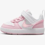 Nike Toddler Court Borough Low Recraft Shoes, Size 7, White/Pink