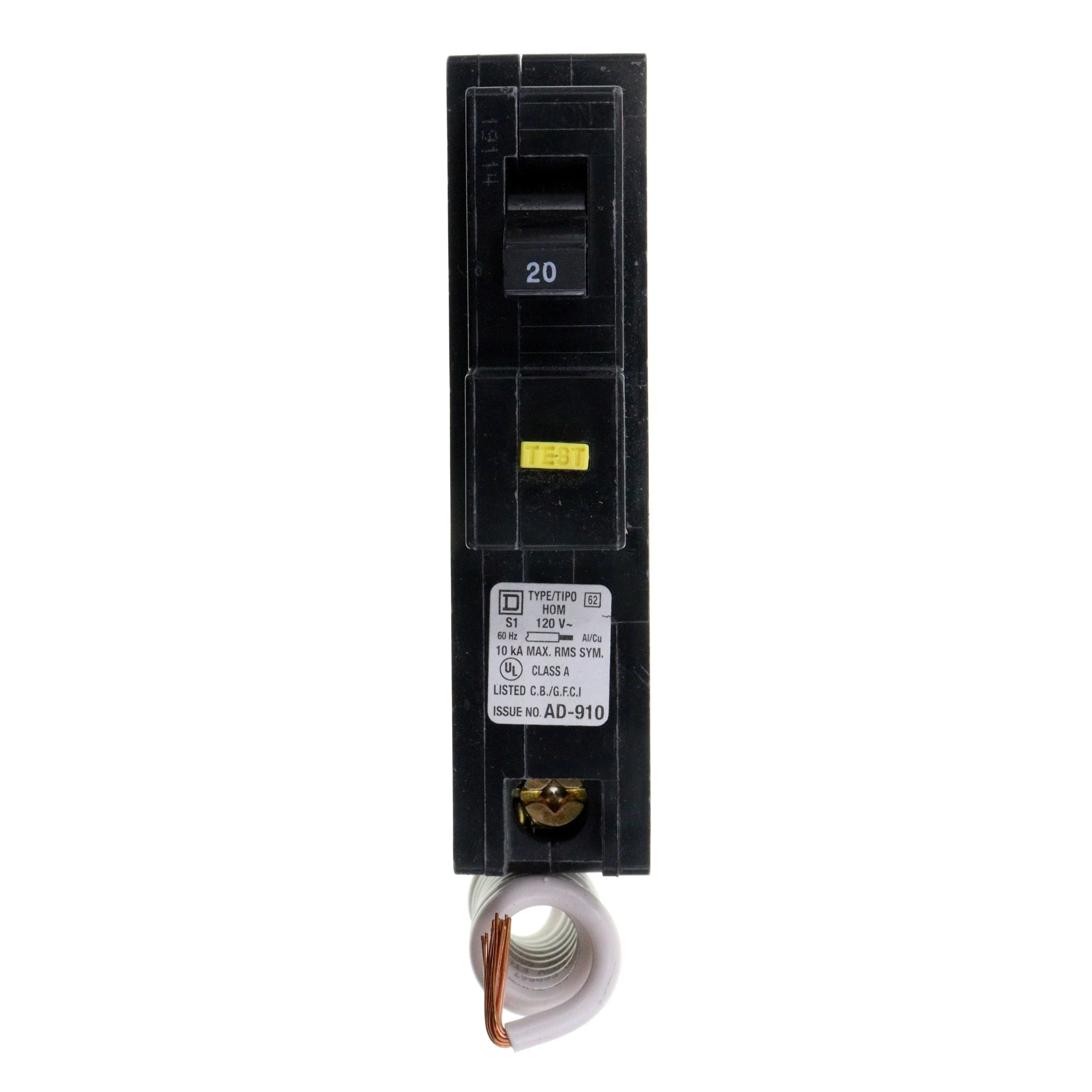 NEW!!!!!!!       SQUARE D QO120GFI QO120GFIC 20A GFCI GROUND-FAULT BREAKER 