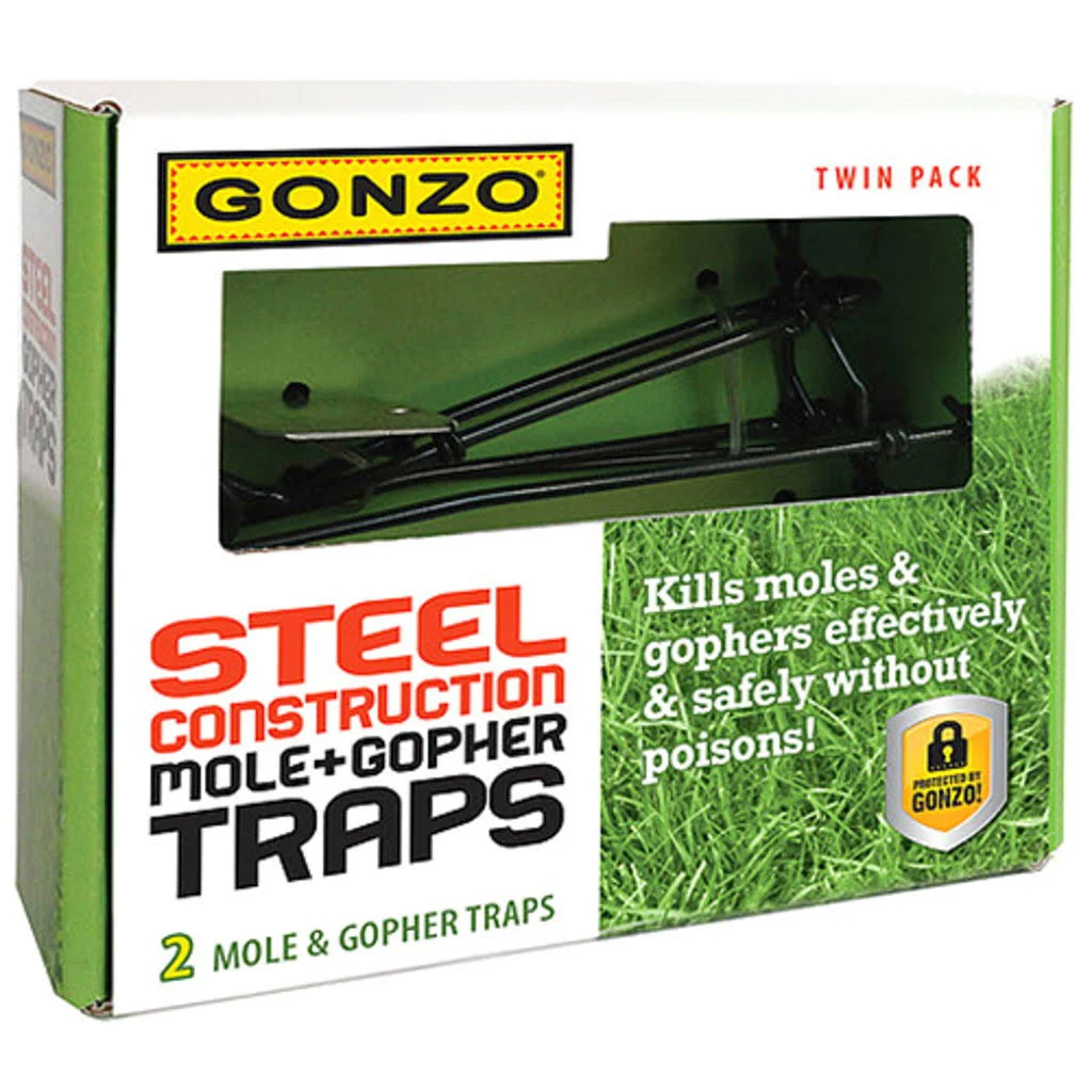 Gonzo 5000 2" x 5-1/2" Wire Gopher Trap 2-Count