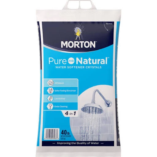 Morton Pure and Natural Water Softener Salt Crystals