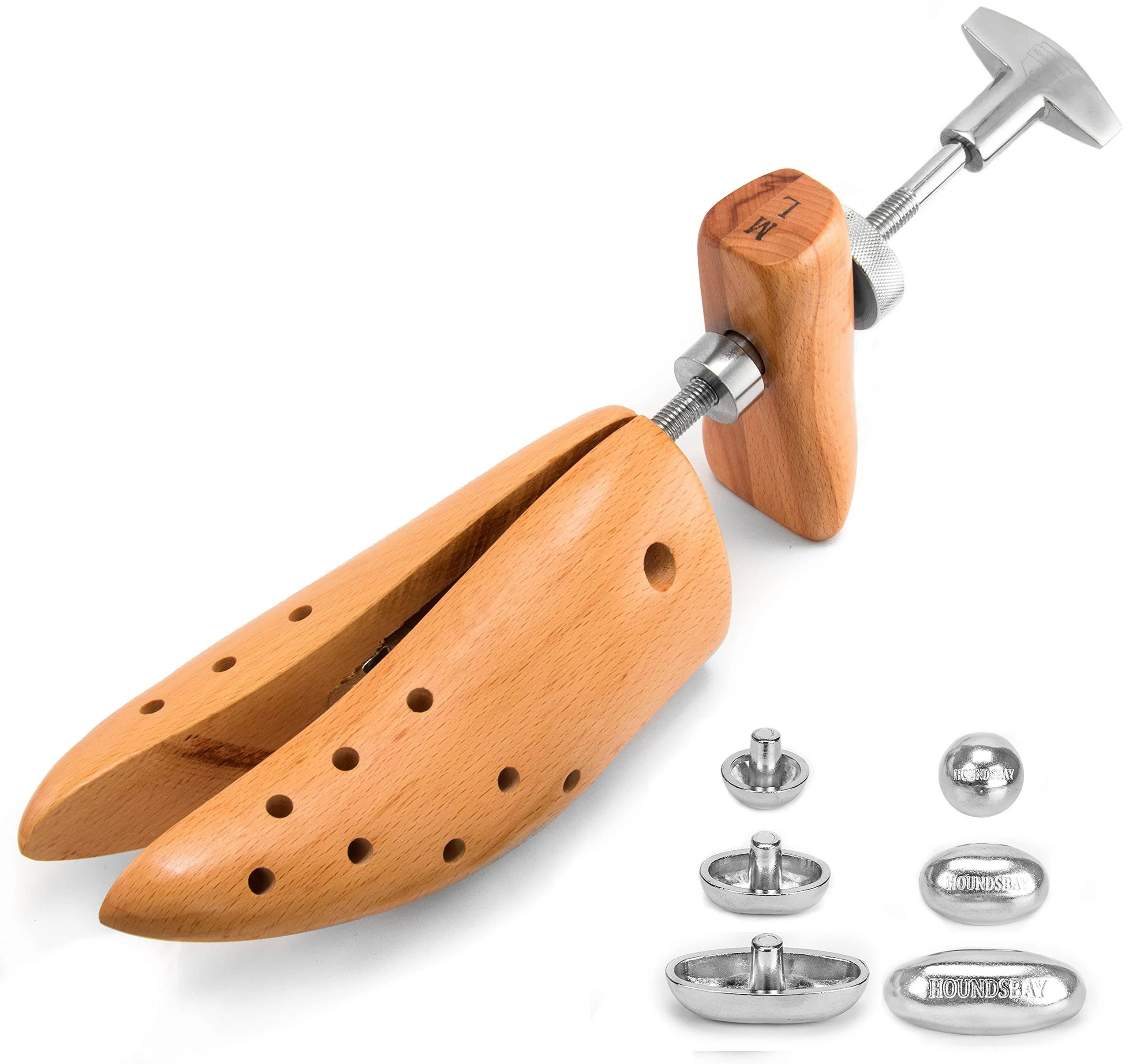 Bulldog Premium Professional 2way Wooden Shoe Stretcher For Men Shoe Widener Str