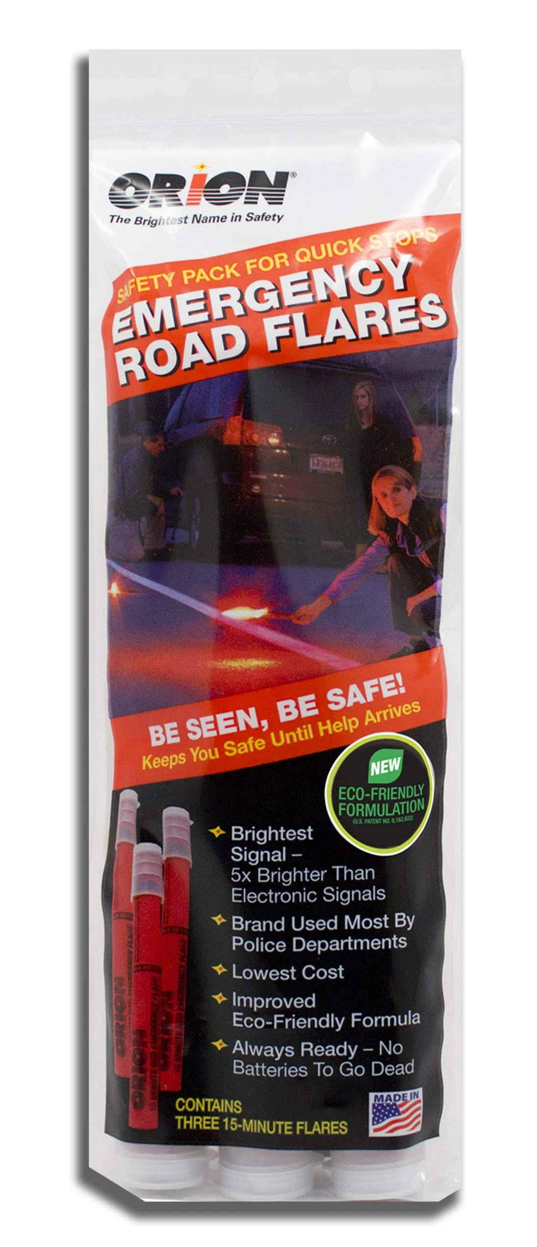 Orion Safety Products Safety Flares (Pack of 3)