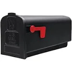 Solar Group PL10B0AM Parson Series Pl10b0201 Rural Mailbox, 875 Cubic Inch Capacity, Plastic, 7.9 Inch By 19.4 Inch Depth, 9.6 Inch Height