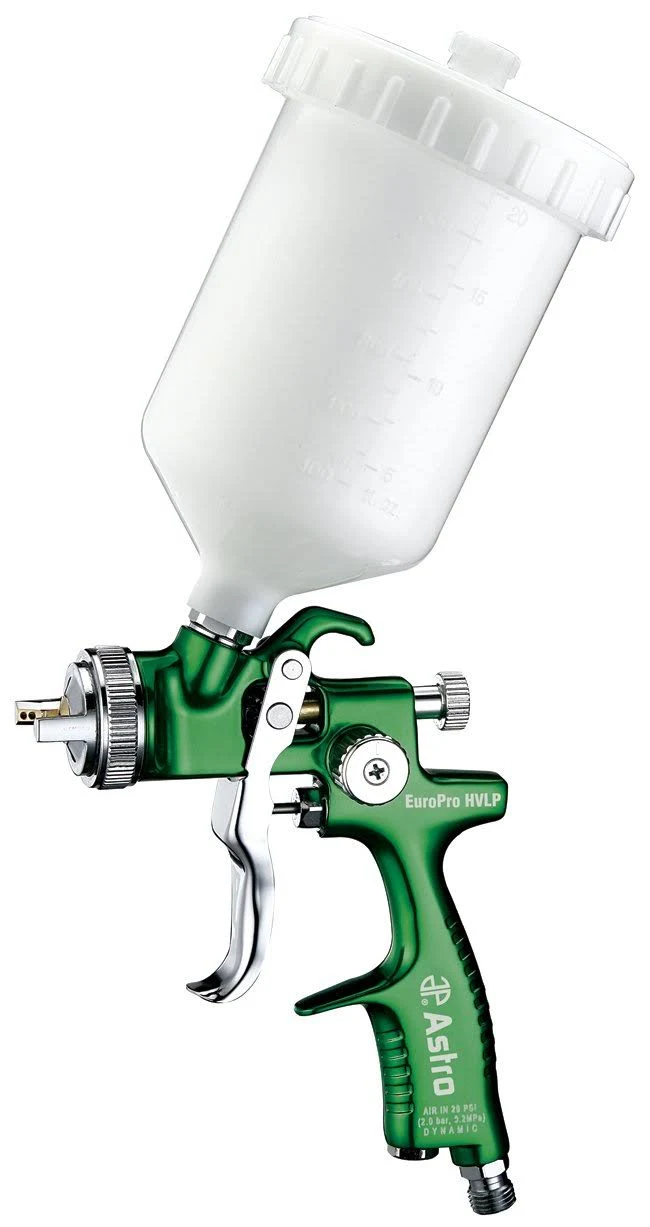 Astro Pneumatic EUROHV103 EuroPro Forged HVLP 1.3mm Spray Gun with Plastic Cup