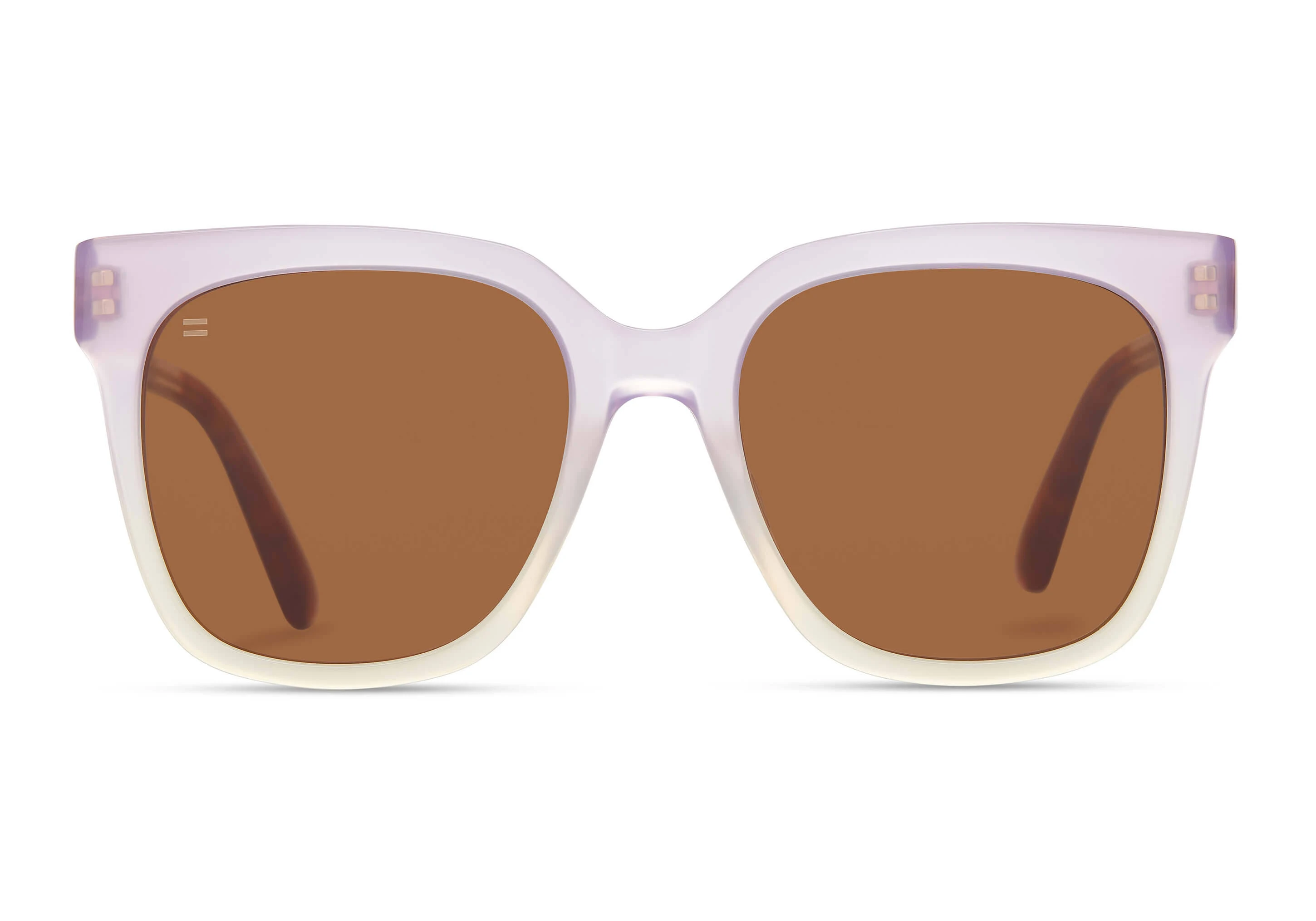 Toms Natasha 53mm Polarized Square Sunglasses Orchid Light / Brown