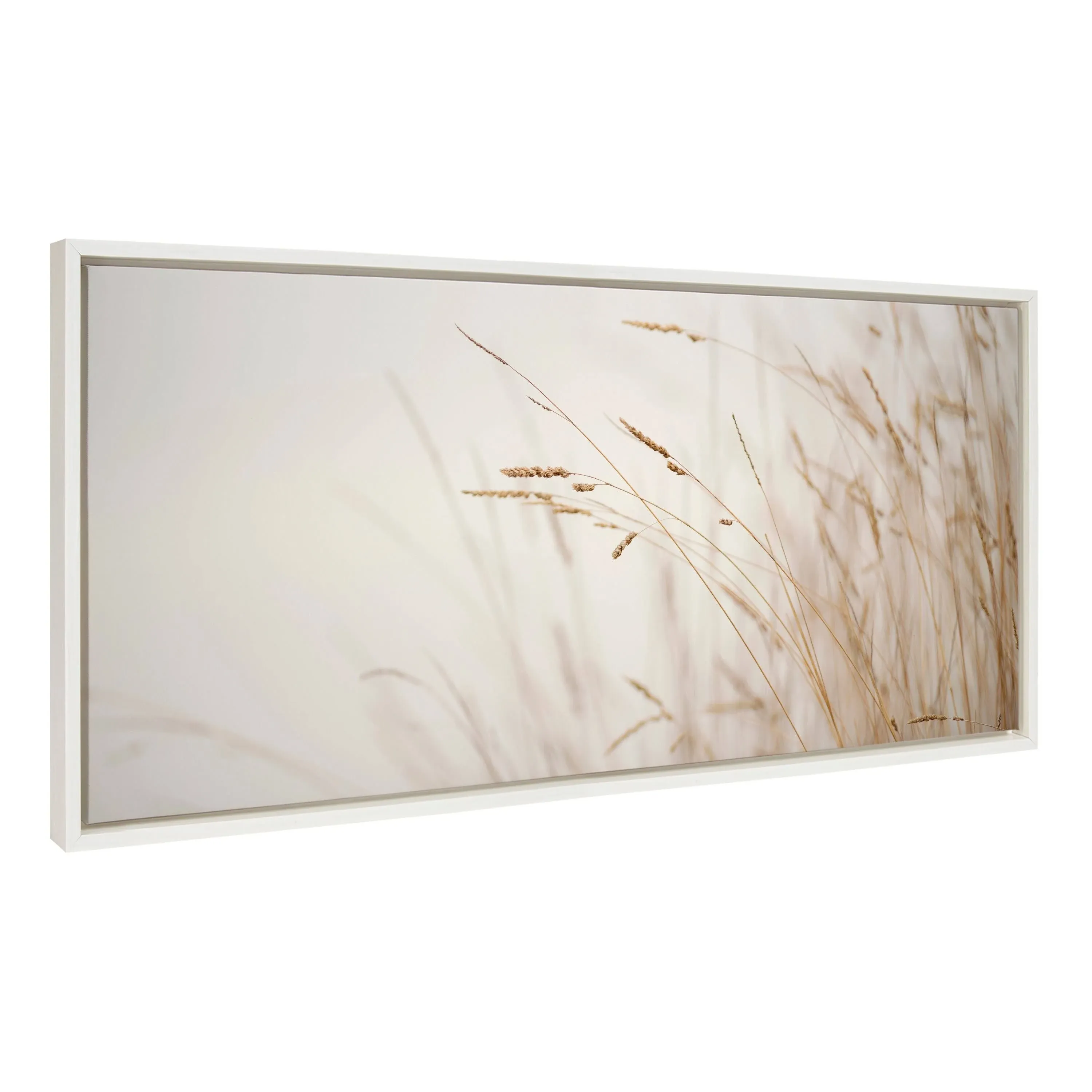 Kate and Laurel Sylvie Marsh Grass No 1 Framed Canvas by Crystal Lynn Collins ...