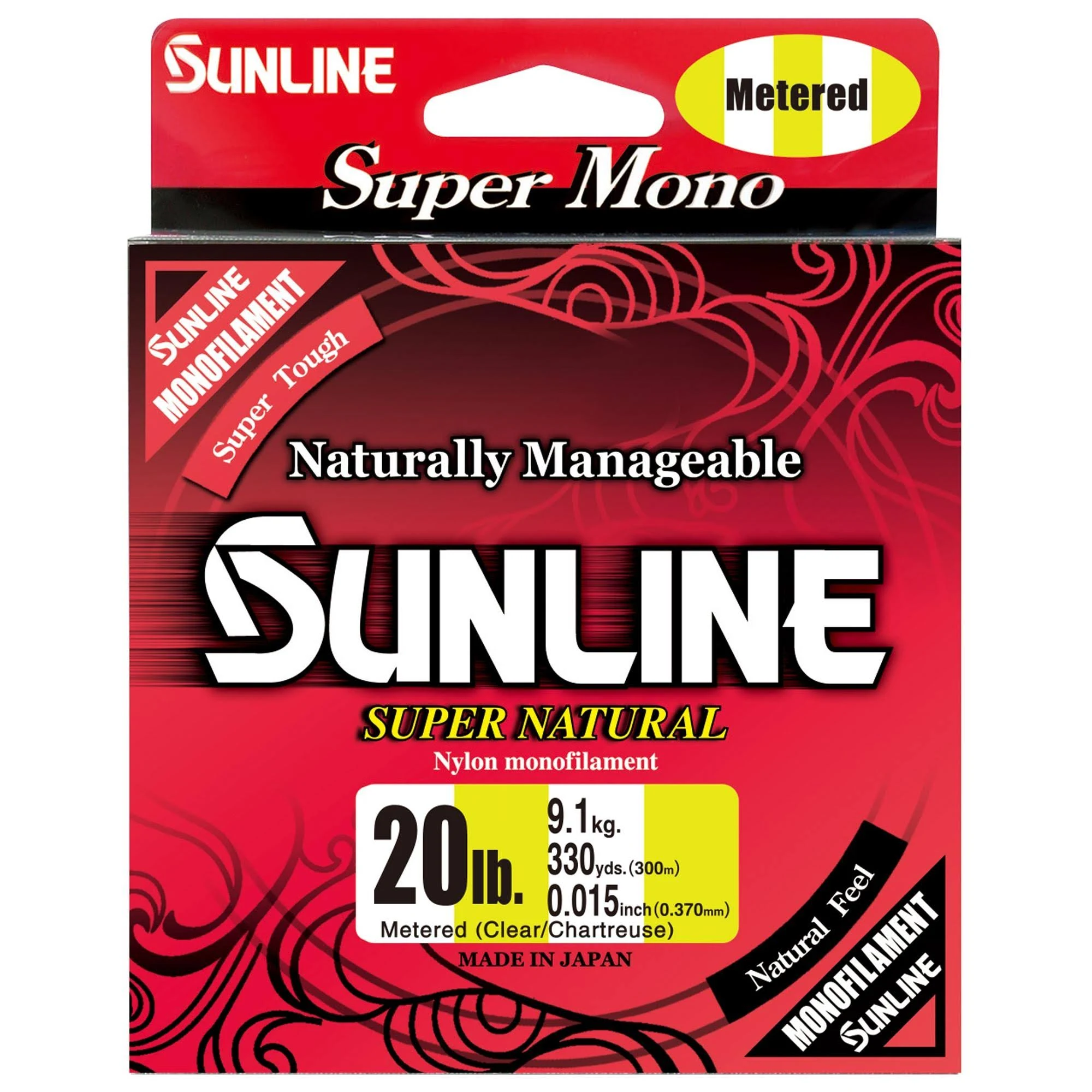 Sunline Super Natural Clear Monofilament 330yd / 8lb