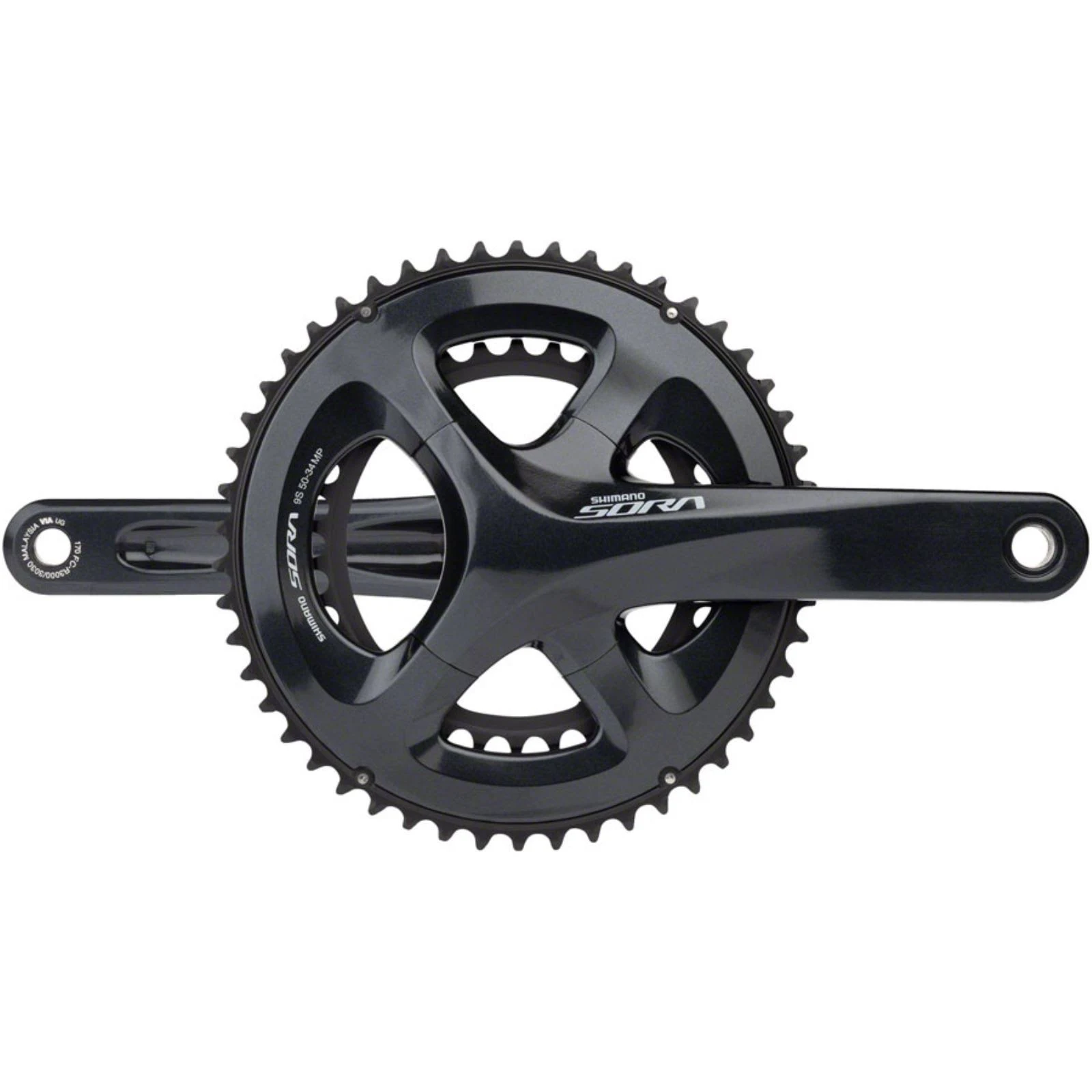 Shimano Sora R3000 9-Speed 34/50t 165mm Crankset