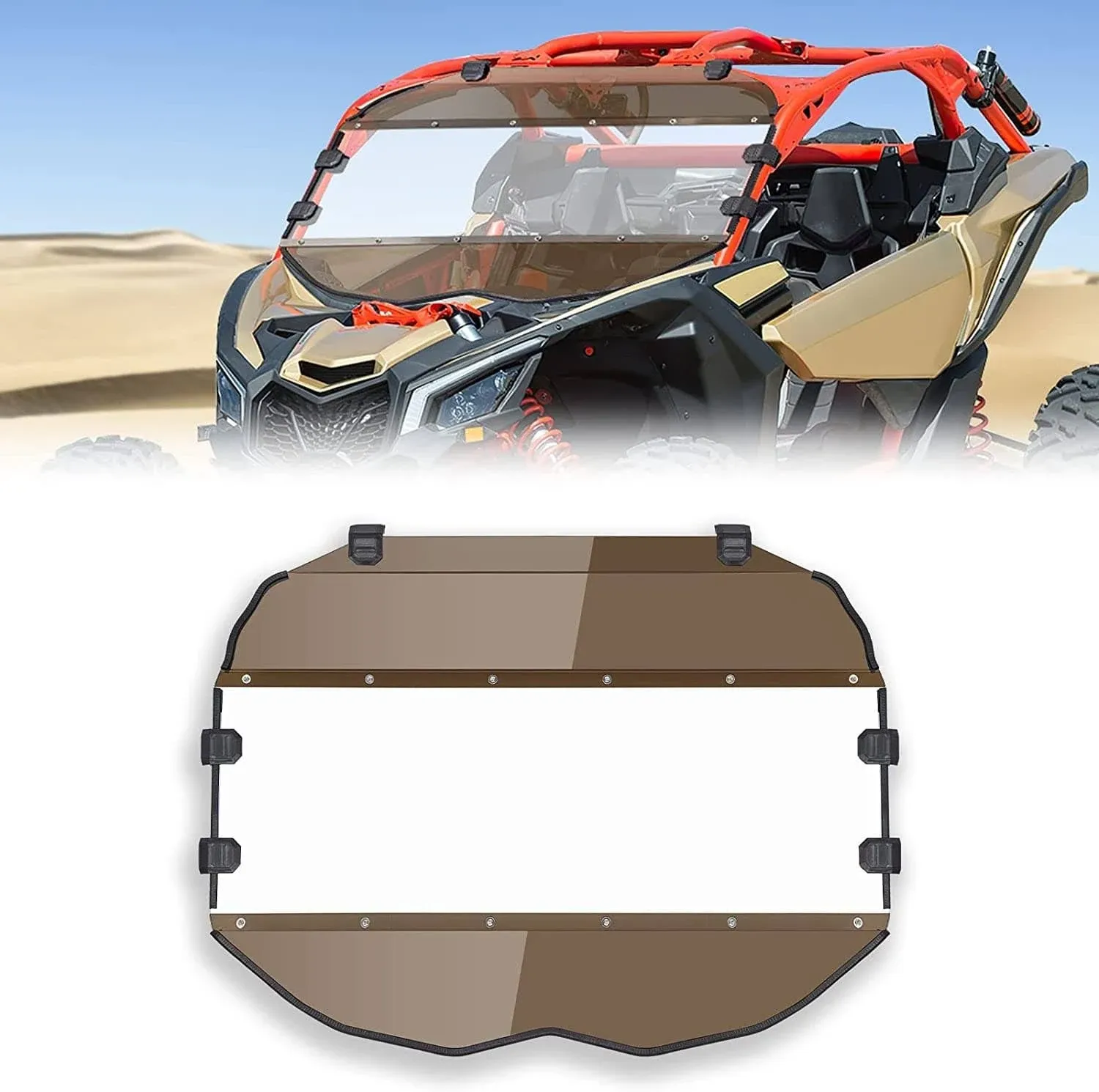 Can-Am Maverick X3 Tinted Full Windshield