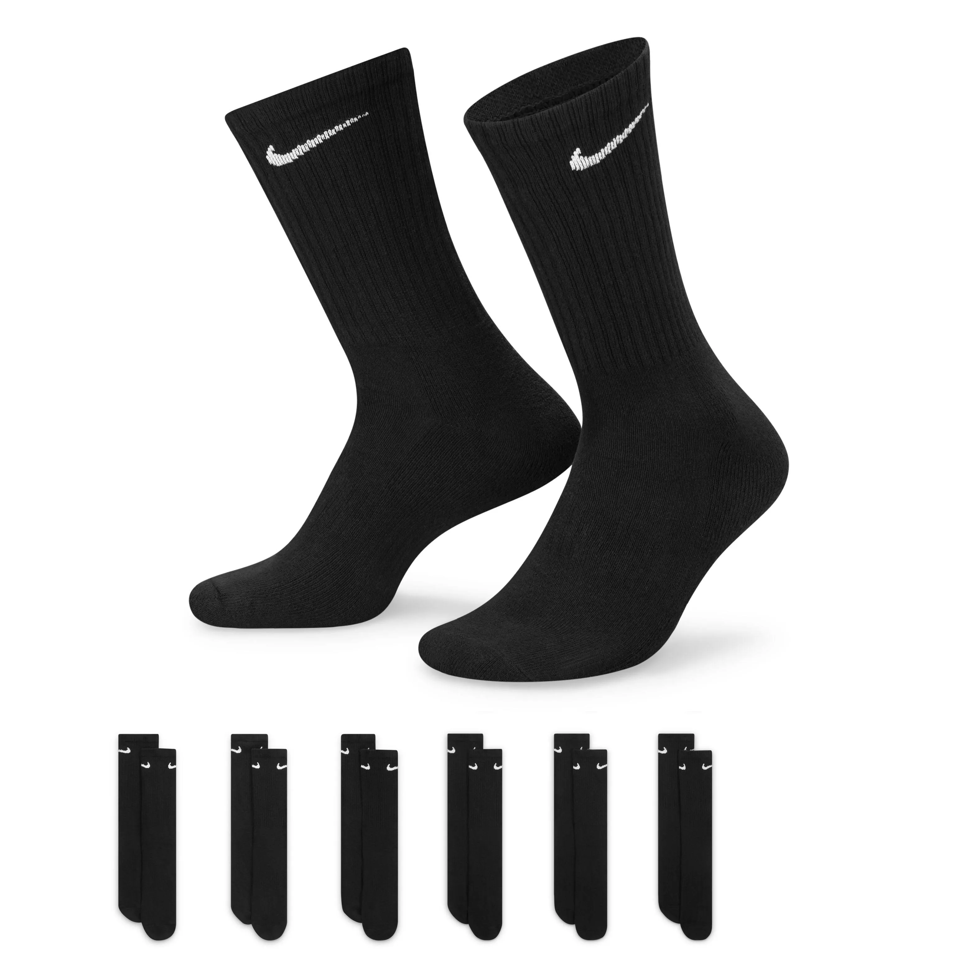 Nike Everyday Cushion Crew Socks (6-pack)