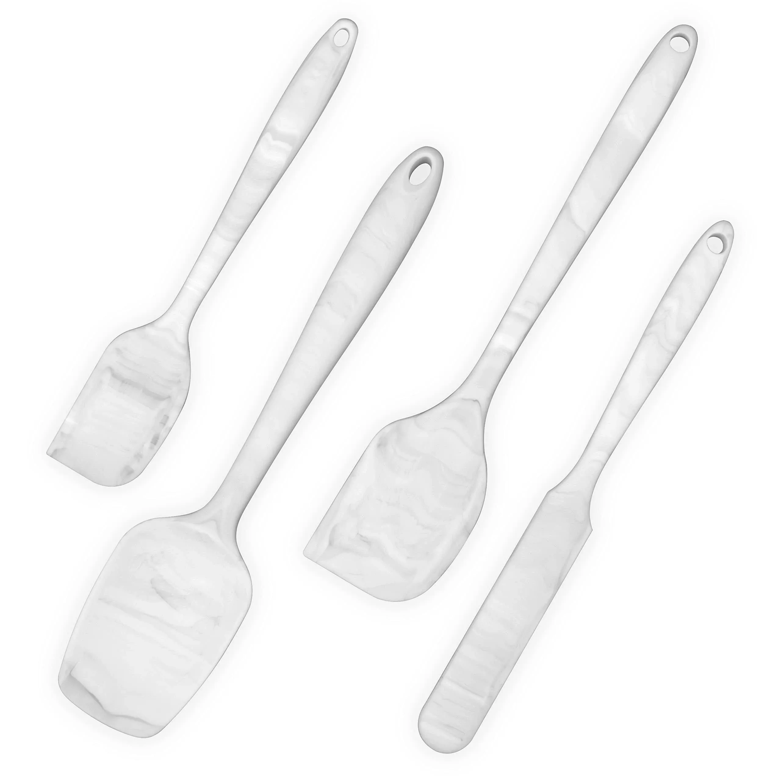 Food Grade Silicone Rubber Spatula Set For Bakingcooking.<wbr/>high Heat Resistant Non