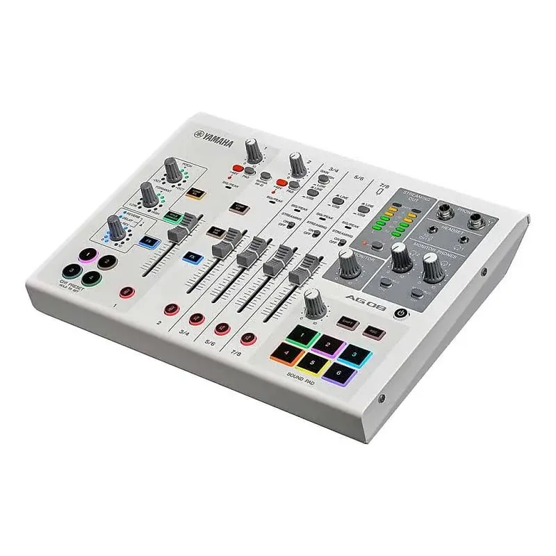 Yamaha AG08 All-In-One 8-Channel Streaming Station (White)