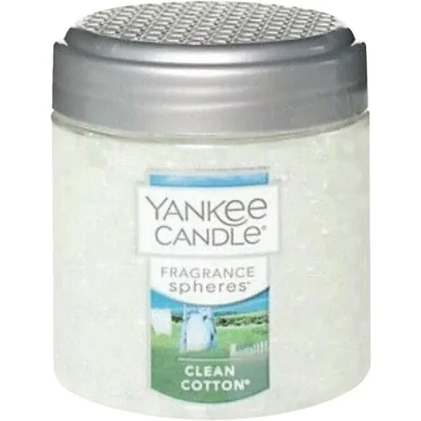 Clean Cotton Fragrance Spheres Yankee Candle, White, 6 oz