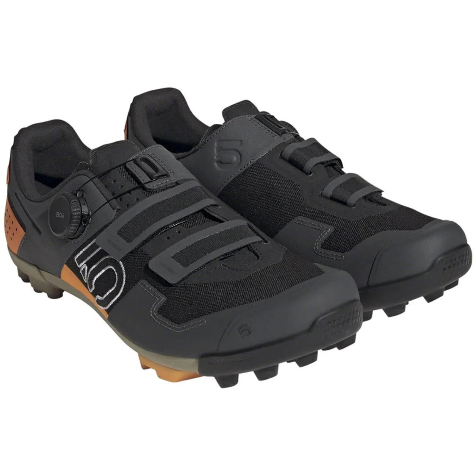 Five Ten Kestrel BOA Shoes - Men's Core Black/Ftwr White/Impact Orange 9.5