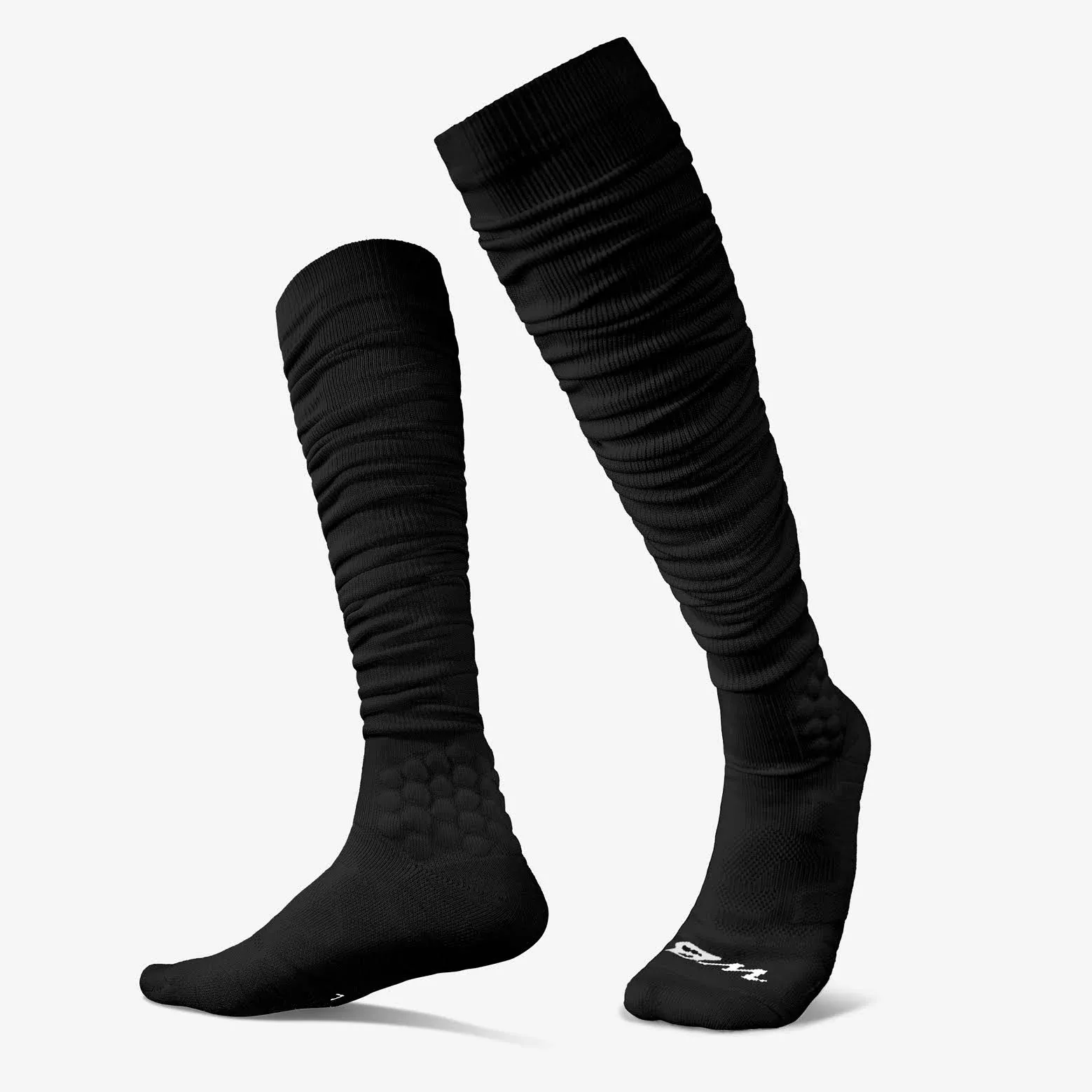 We Ball Sports Scrunch Football Socks, Extra Long Padded Sports Socks for Men & Boys