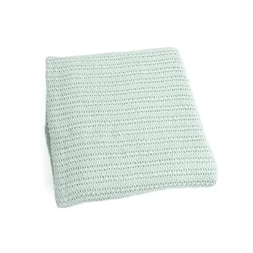 Cotton Thermal Baby Blankets, 12pk, Mint