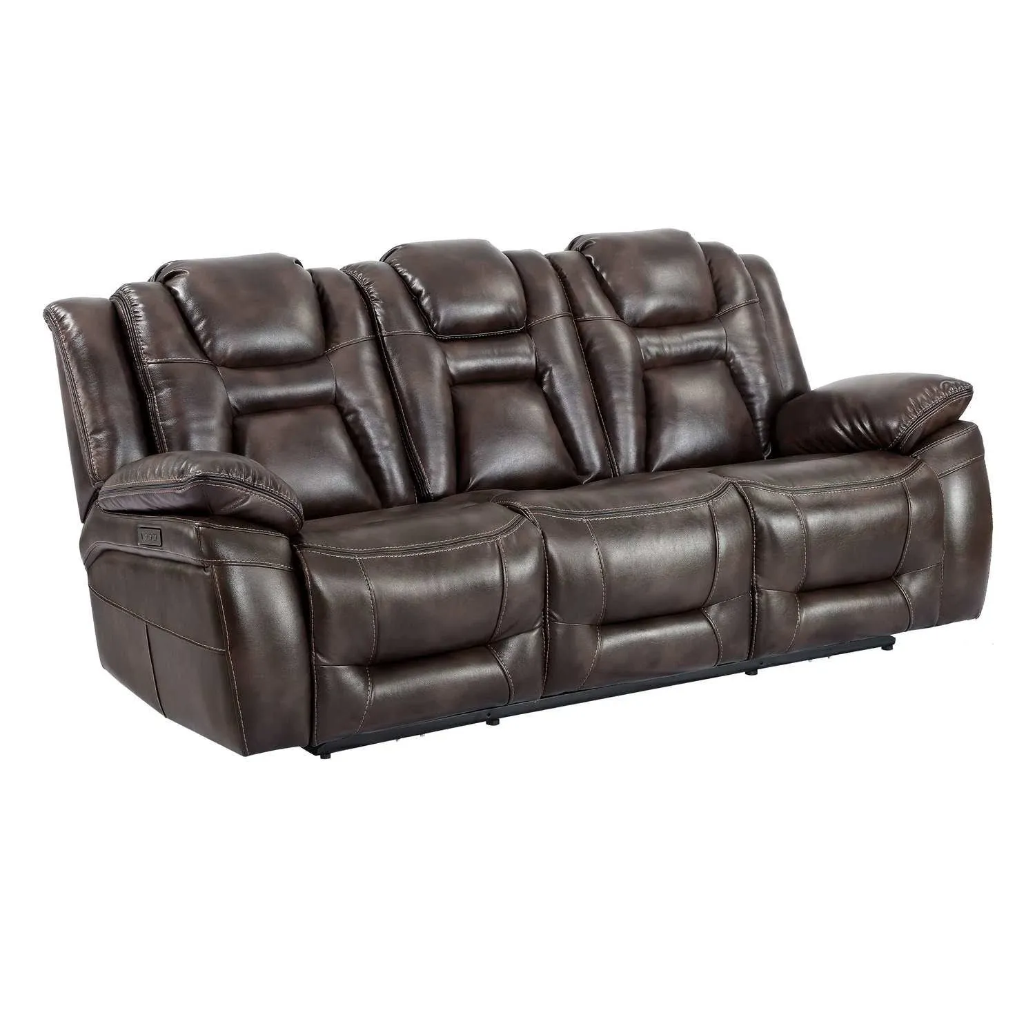 Oportuna Dual Power Recline Sofa With Drop Table