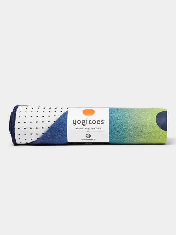 Manduka Yogitoes Yoga Mat Towel - Standard 71" Emerald Array