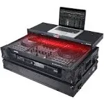 ProX XS-DDJFLX10WLTBLLED | Pioneer DDJ-FLX10 Case with Laptop Shelf an