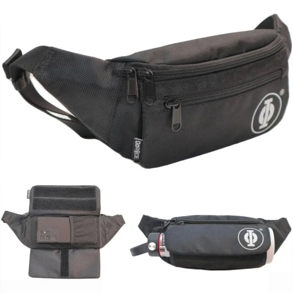 GoRide Deluxe Go Belt Bag or Waist Pack (Black)