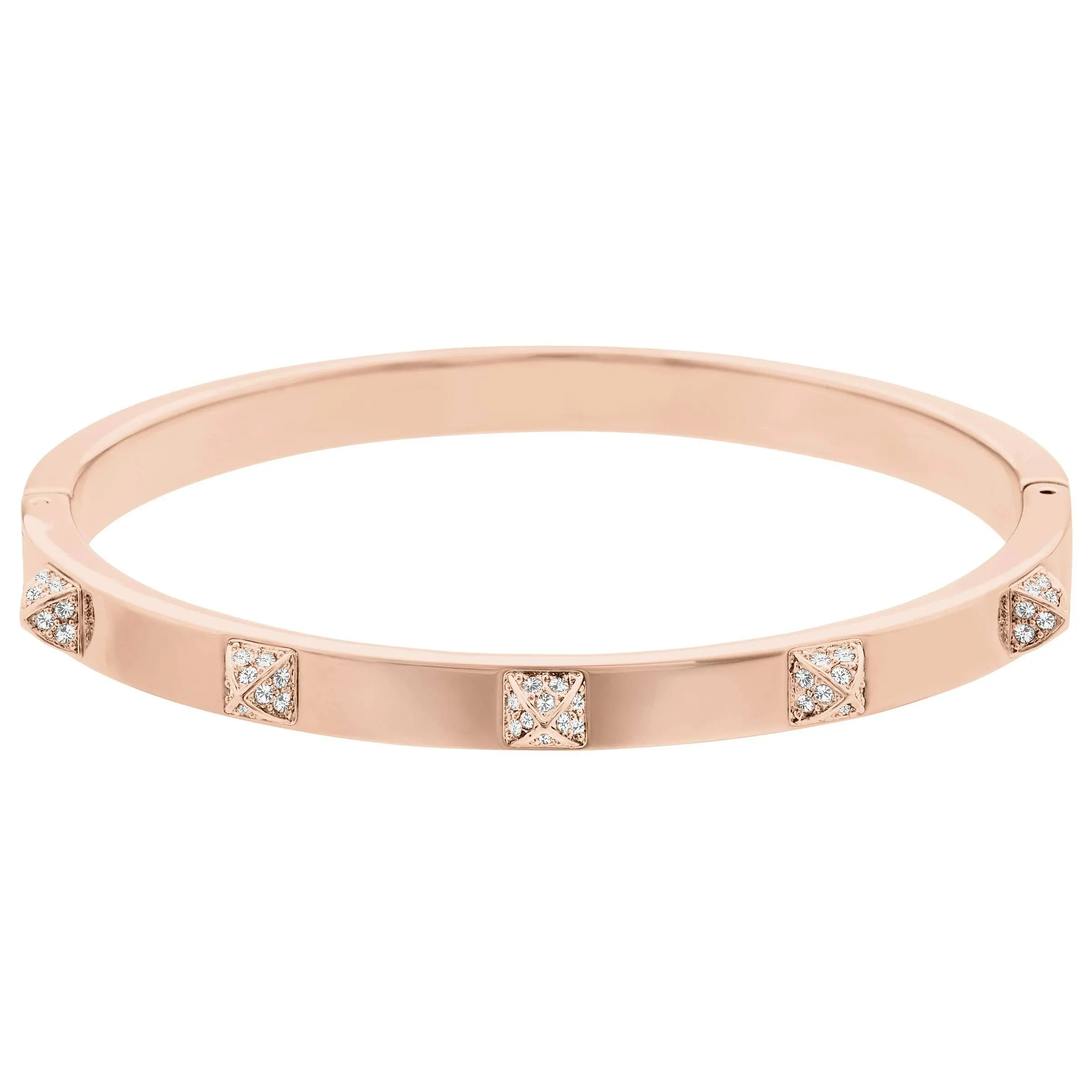 Swarovski Tactic Rose Gold-Plated Bangle