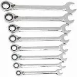 GearWrench 9543 - 8 Pc. Reversible Combination Ratcheting Wrench Set Metric