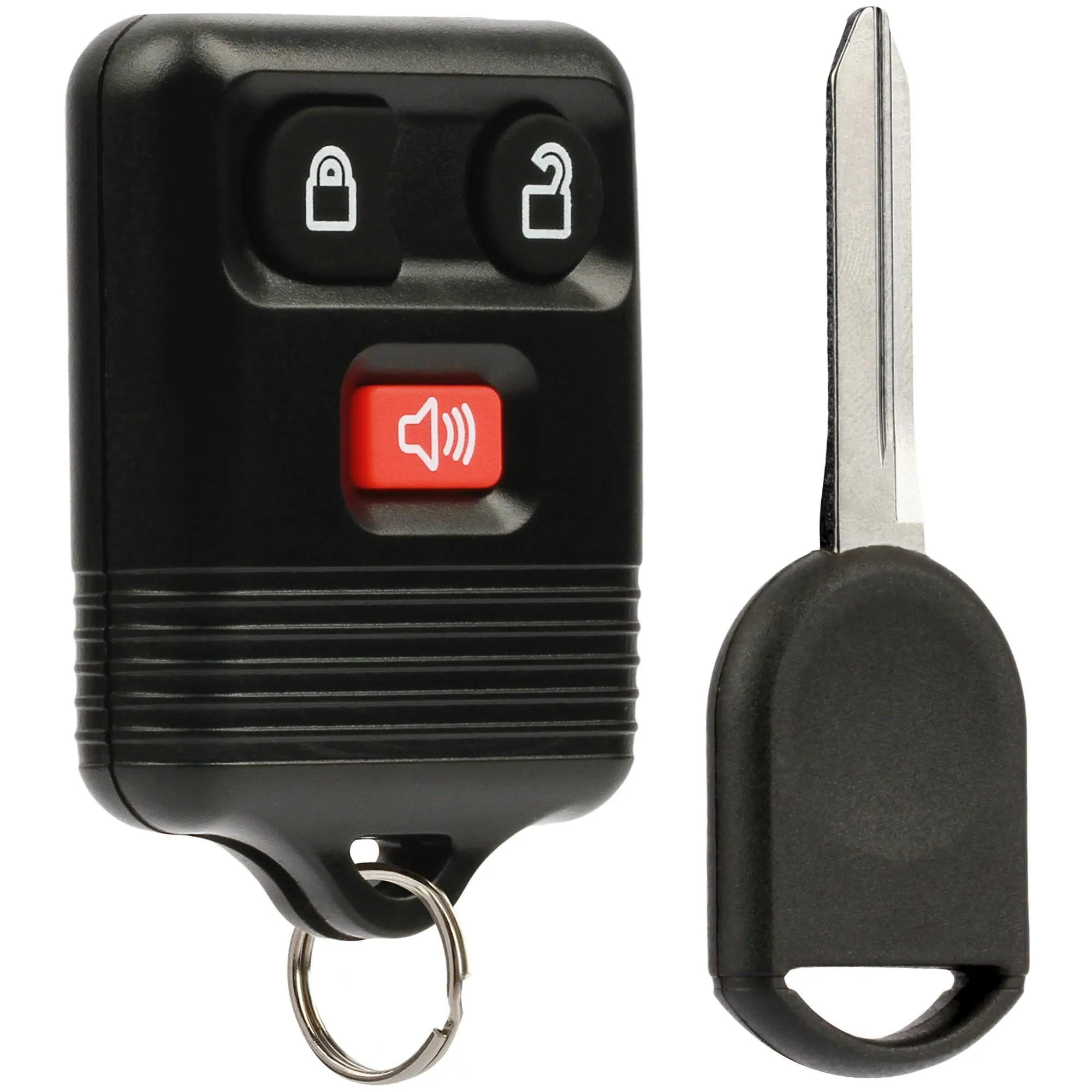 Car Key Fob Keyless Entry Remote fits Ford, Lincoln, f-345-3btn 80bit 