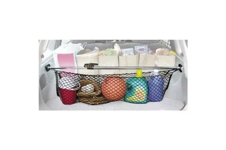 Keeper 05060 Ratcheting Cargo Bar with Storage Net