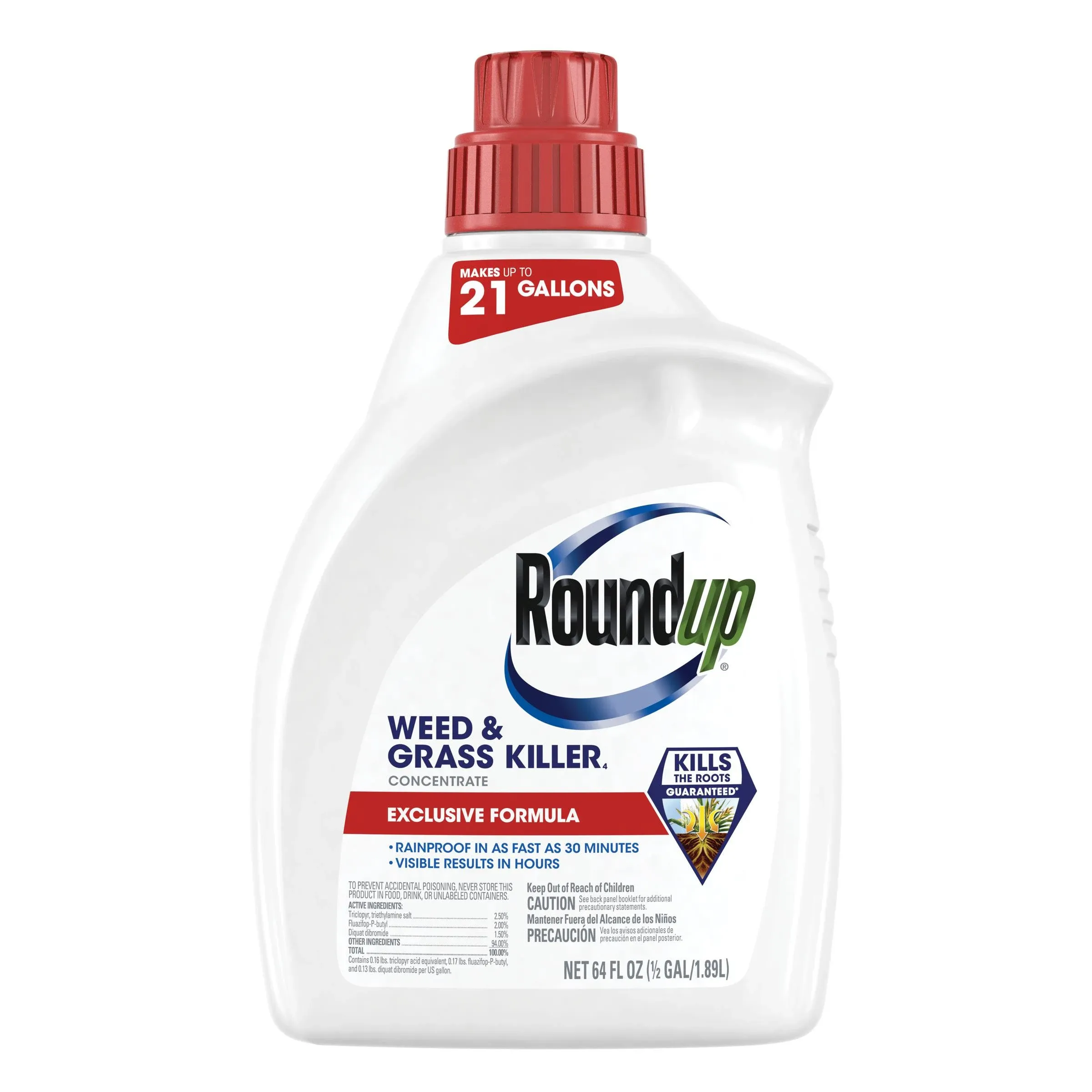 Roundup Weed and Grass Killer4 64-fl oz Concentrated Weed and Grass Killer